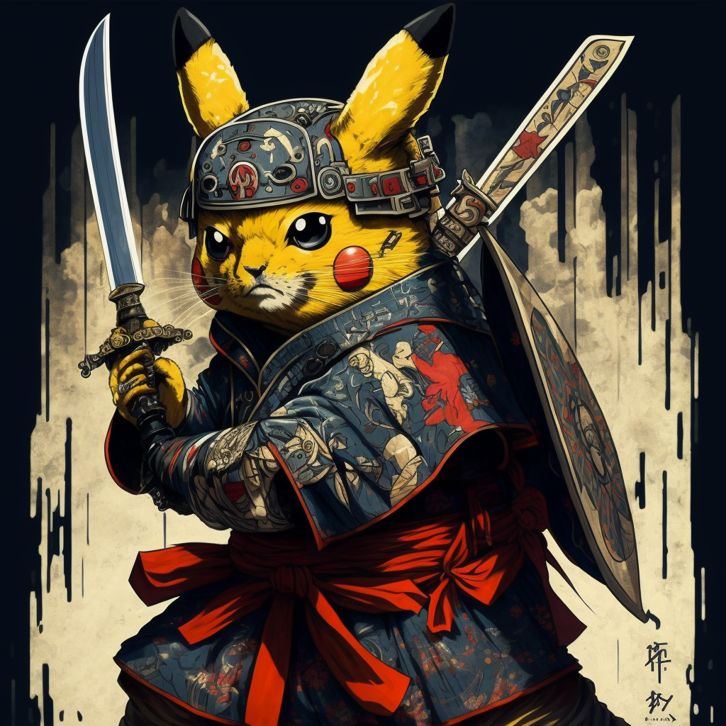 Pikachu Samouraï